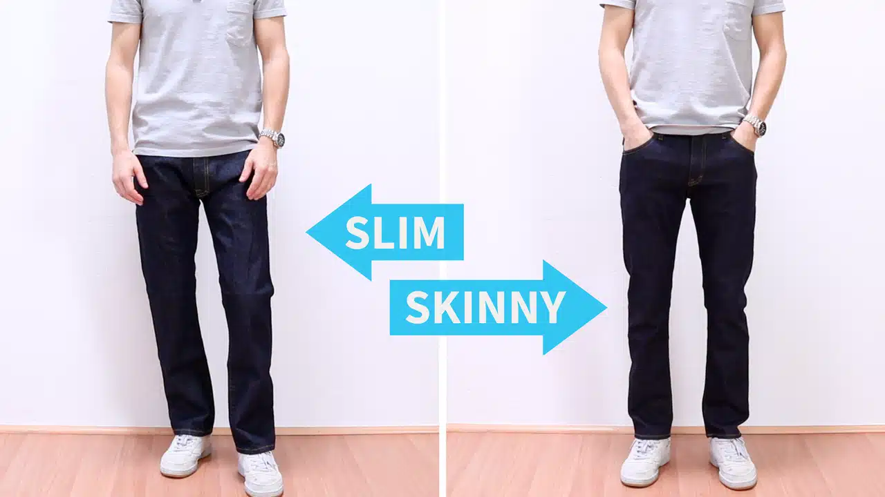 Slim vs skinny jeans
