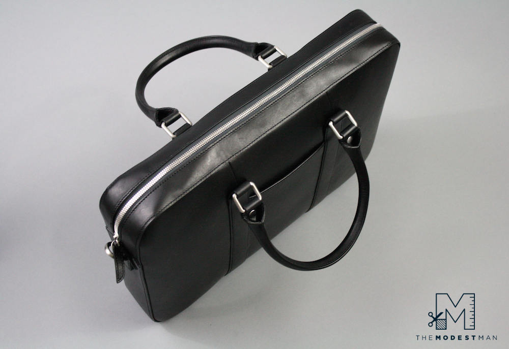 Linjer black briefcase