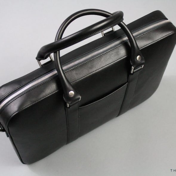 Linjer black briefcase