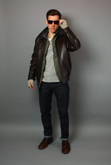 Leather Jacket Layers - The Modest Man