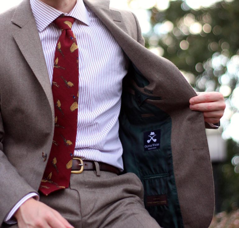 Oliver Wicks Review | Brown Flannel Suit