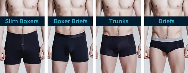 Types of mens underwear