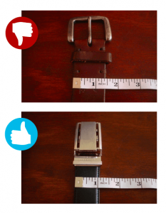 Casual belt vs dress belt