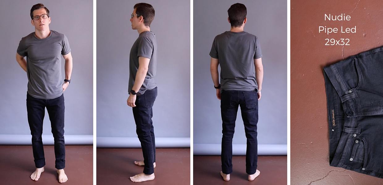 ZXFHZS Mens Skinny Washed Denim Pants Straight Leg Slim Fashion Jeans