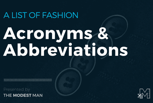 Fashion acronyms