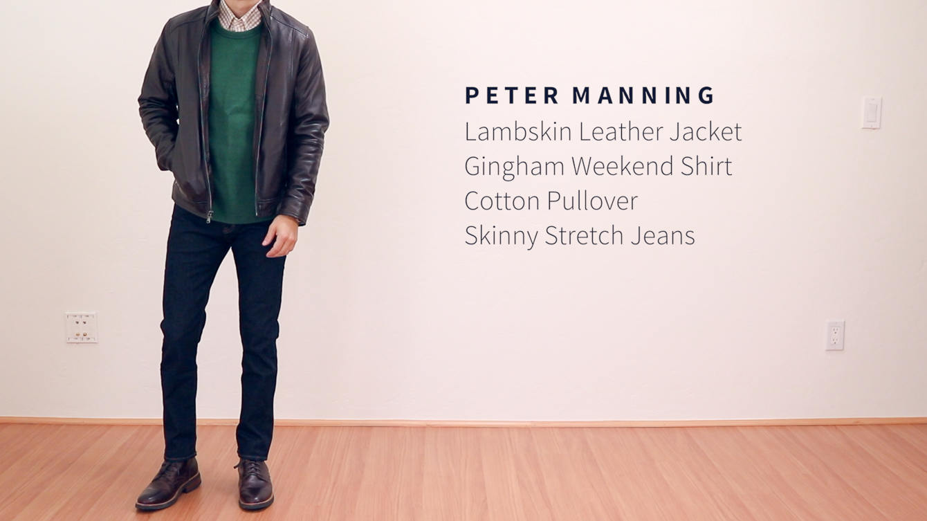 Peter Manning skinny stretch jeans