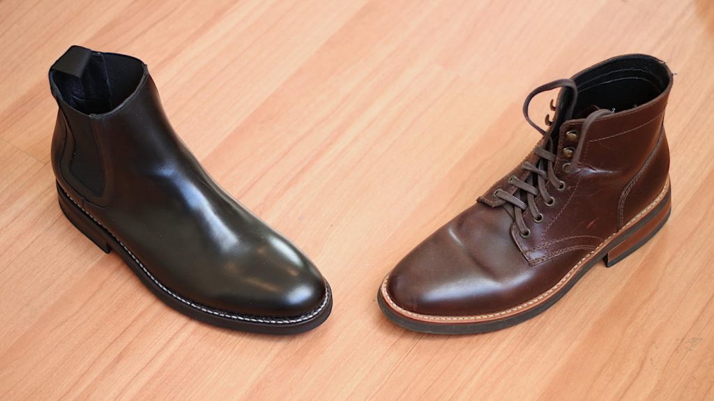 Black vs brown boots