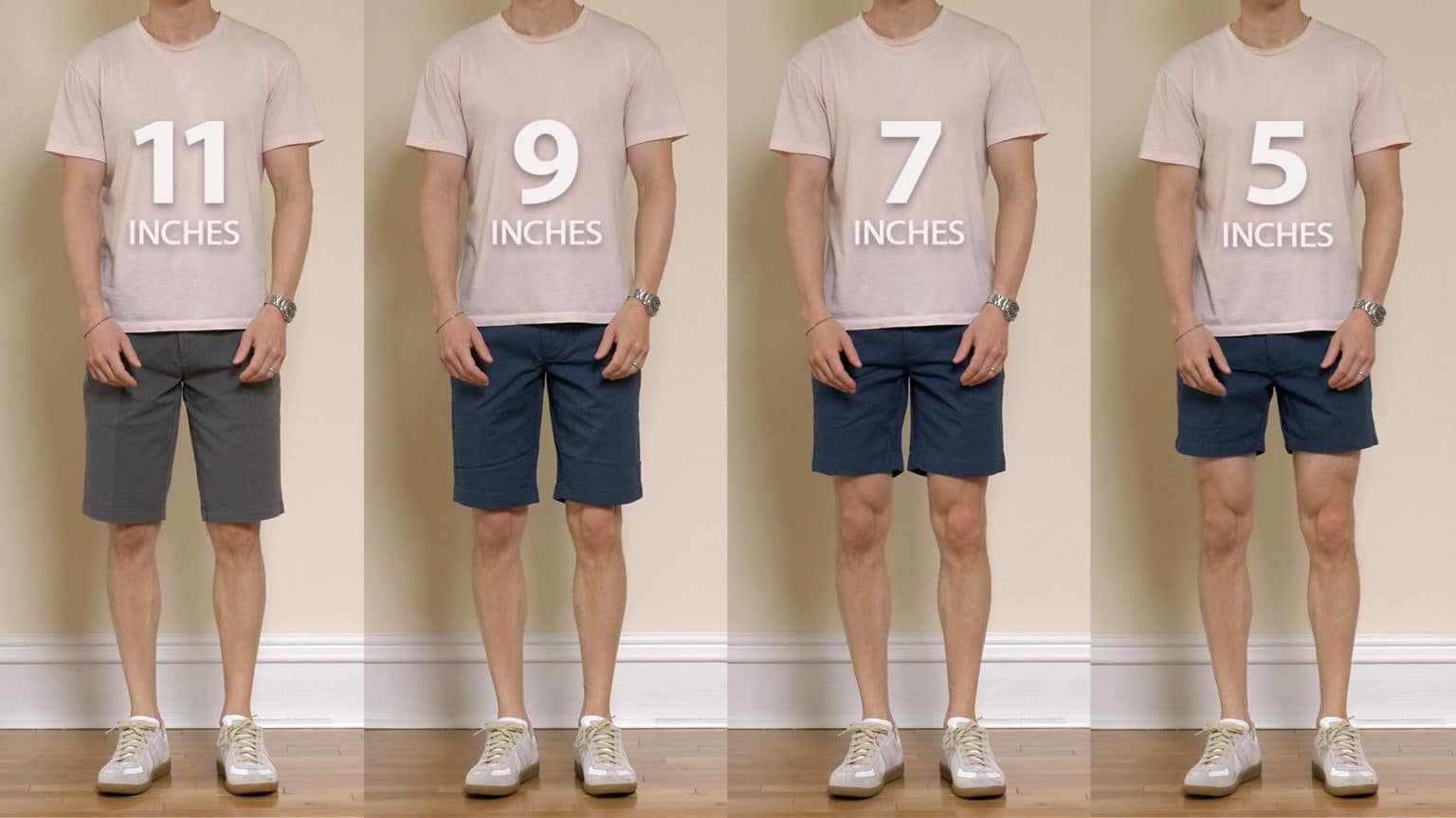 How Mens Shorts Should Fit Shorts Length Guide 