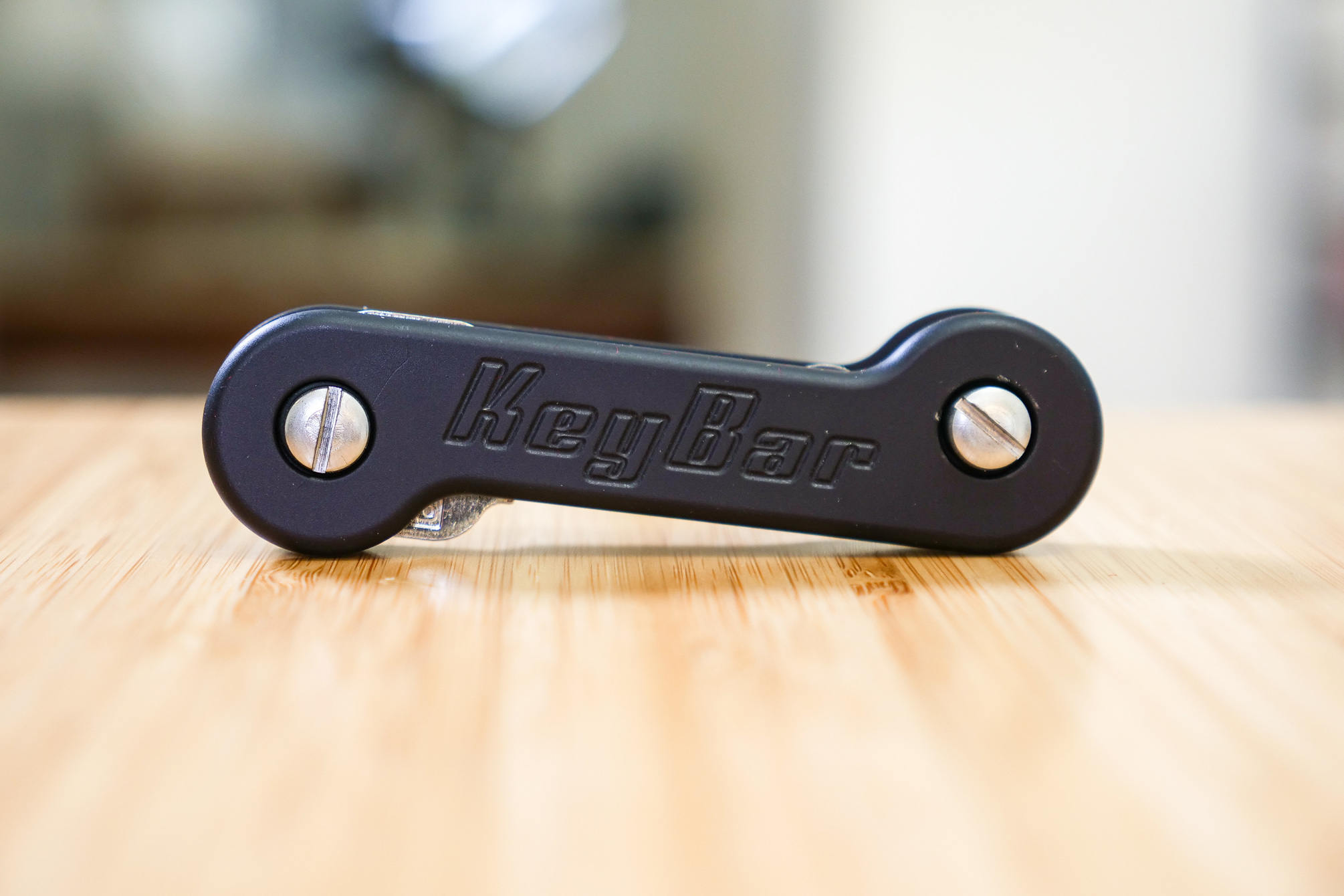 FineKey Original Key Organiser Carbon Fibre Brushed Stainless key fine holder