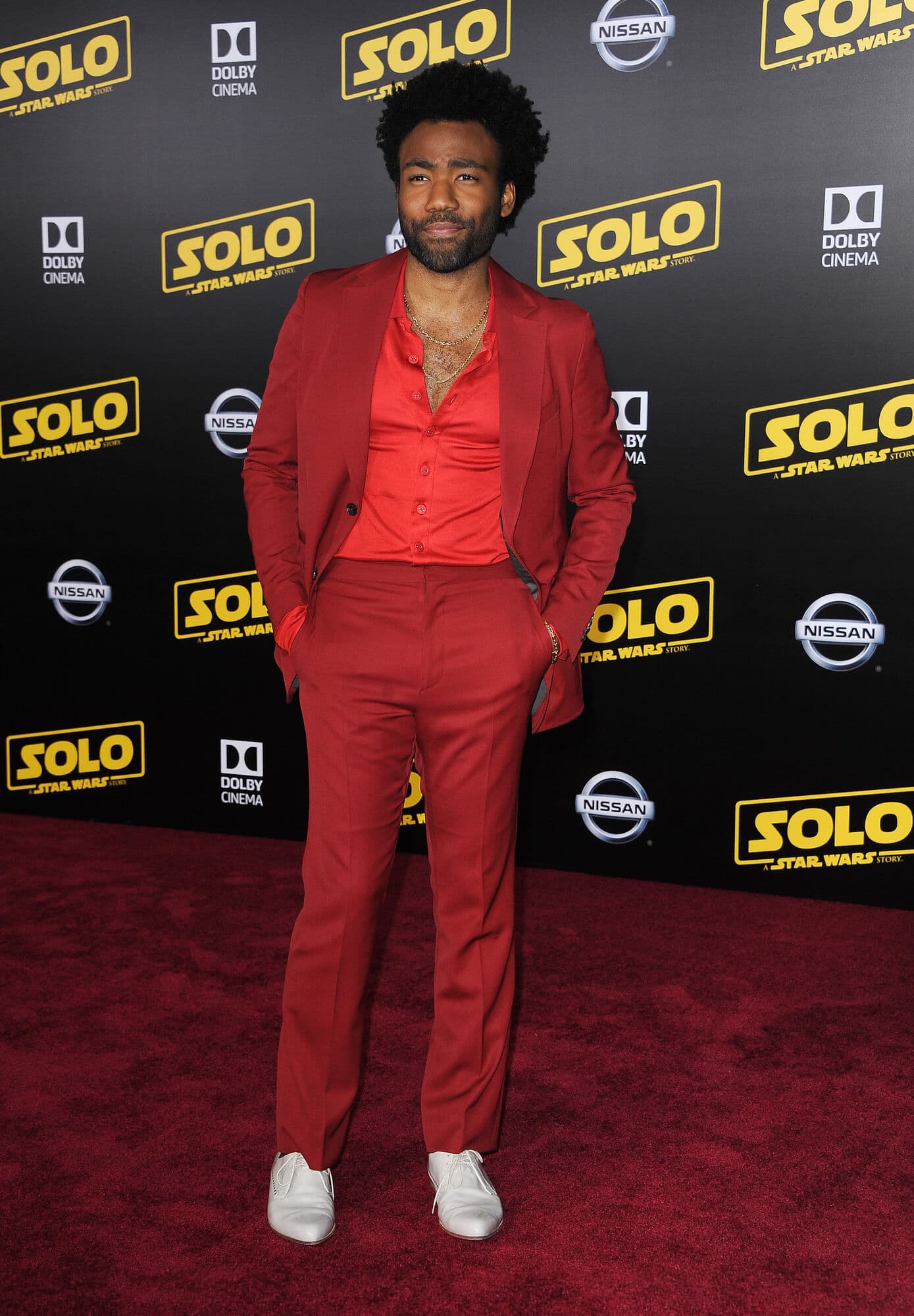 Donald Glover at the premiere of Disney Pictures