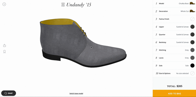 Undandy shoe designer