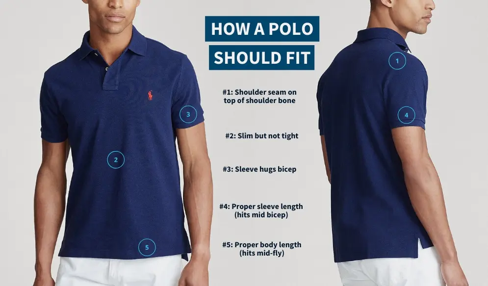 How a polo shirt should fit