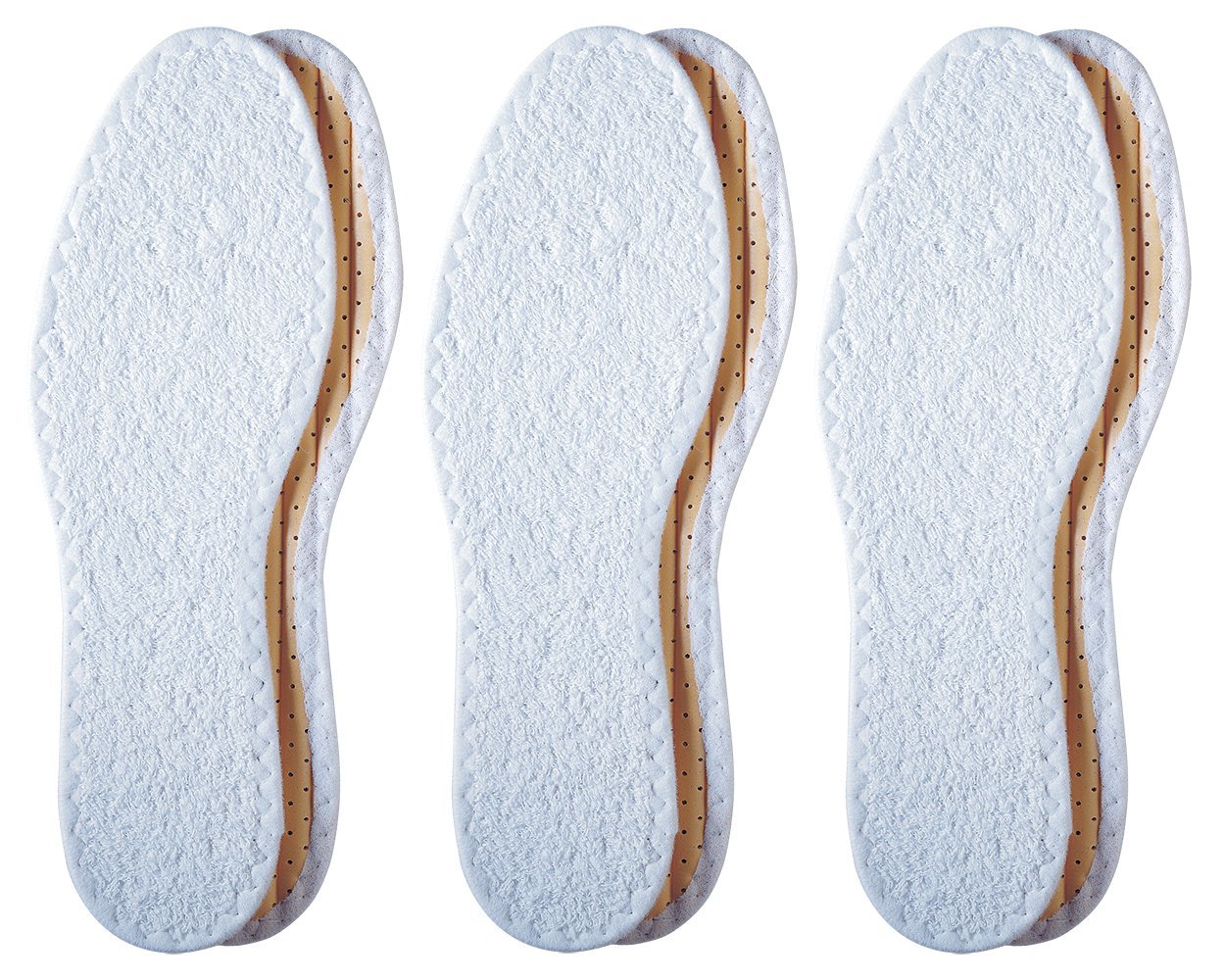 Pedag Washable Summer Pure Cotton Terry Barefoot Insole