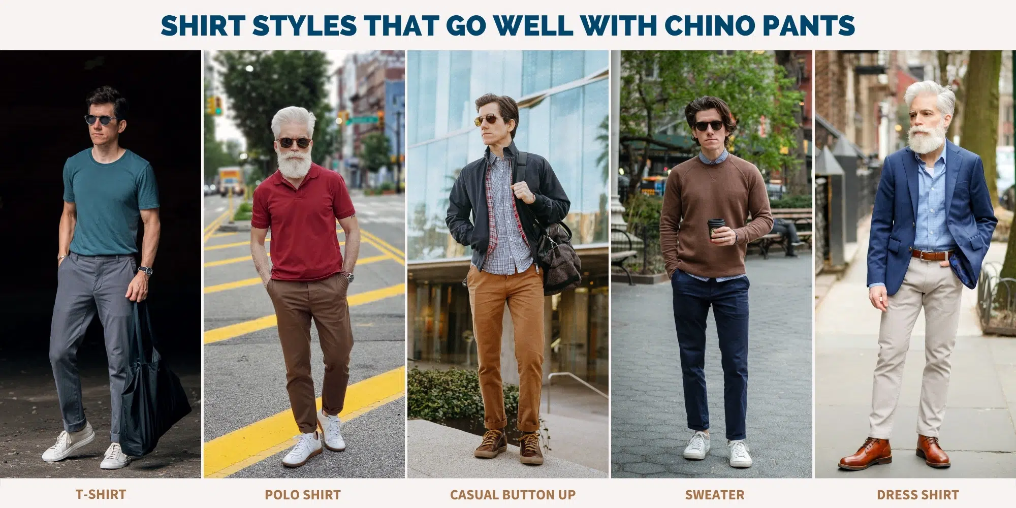 Shirts to wear with chinos