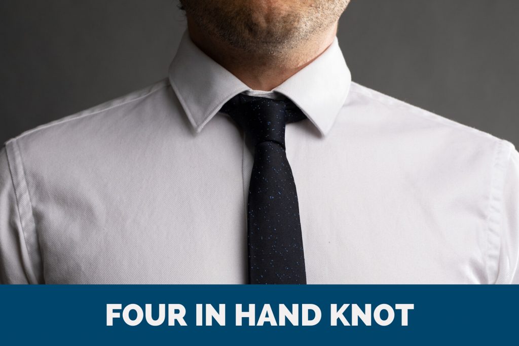 How to Tie a Four In Hand Knot (Step-By-Step Guide) - The Modest Man