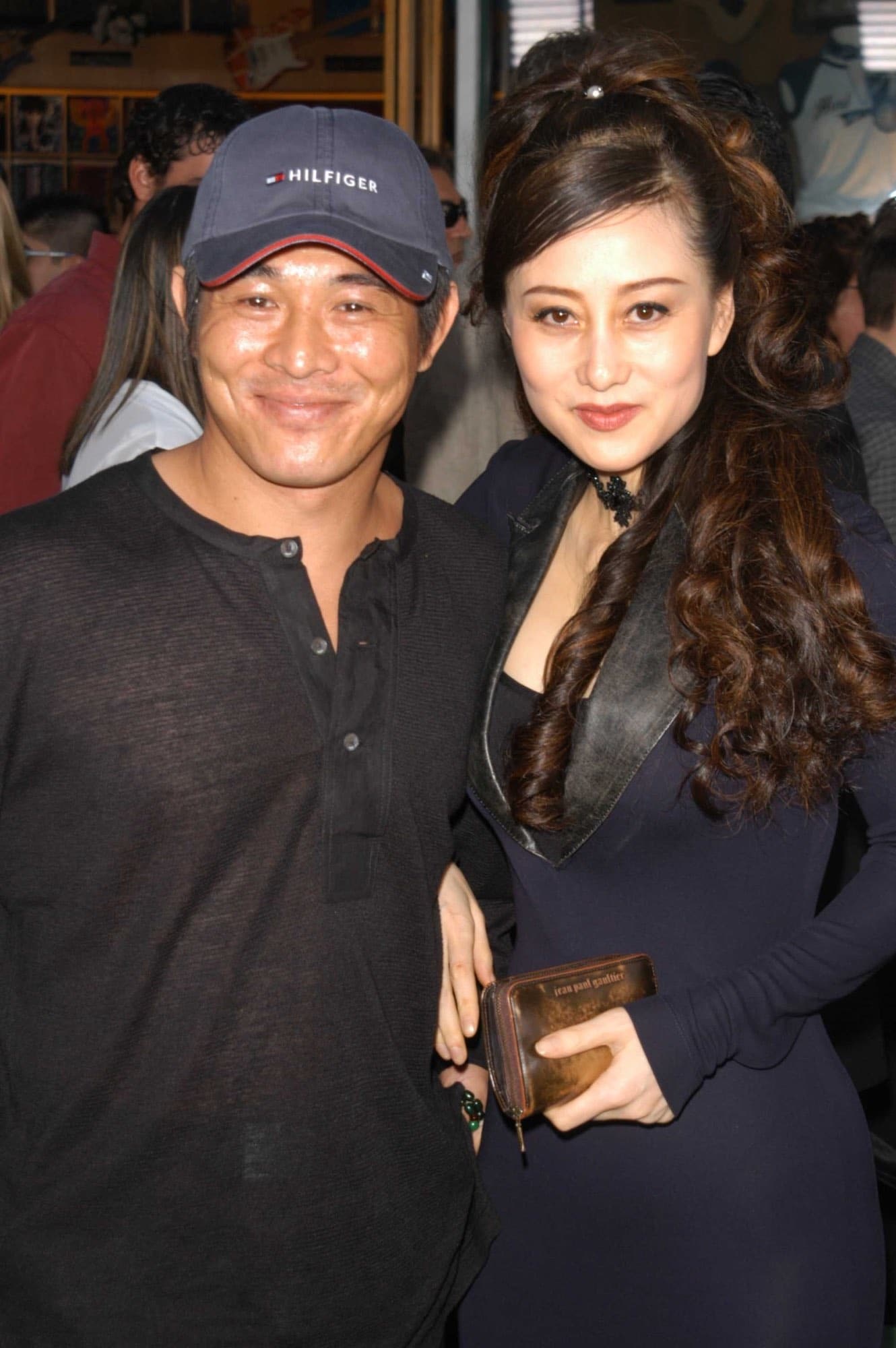 Jet Li and wife Nina