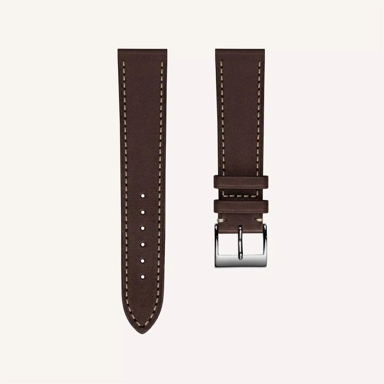 Ostend Baranil Flat Leather Watch Strap