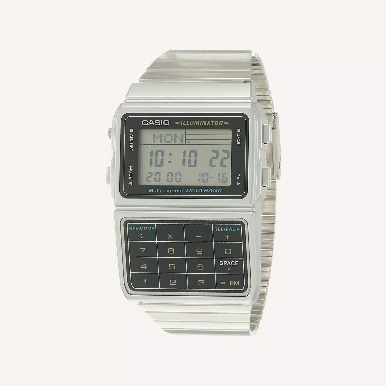 Casio Silver Calculator Watch DBC6111DF