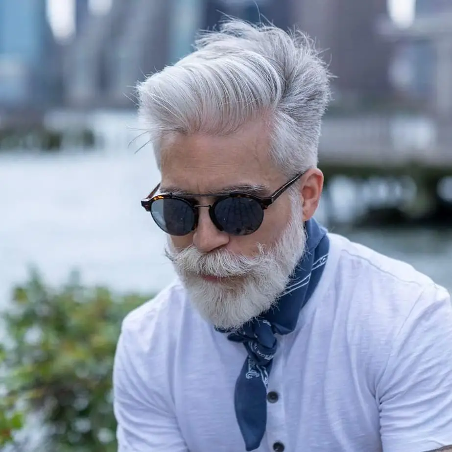 60 Top Hairstyles for Men With White Hair Latest Trends