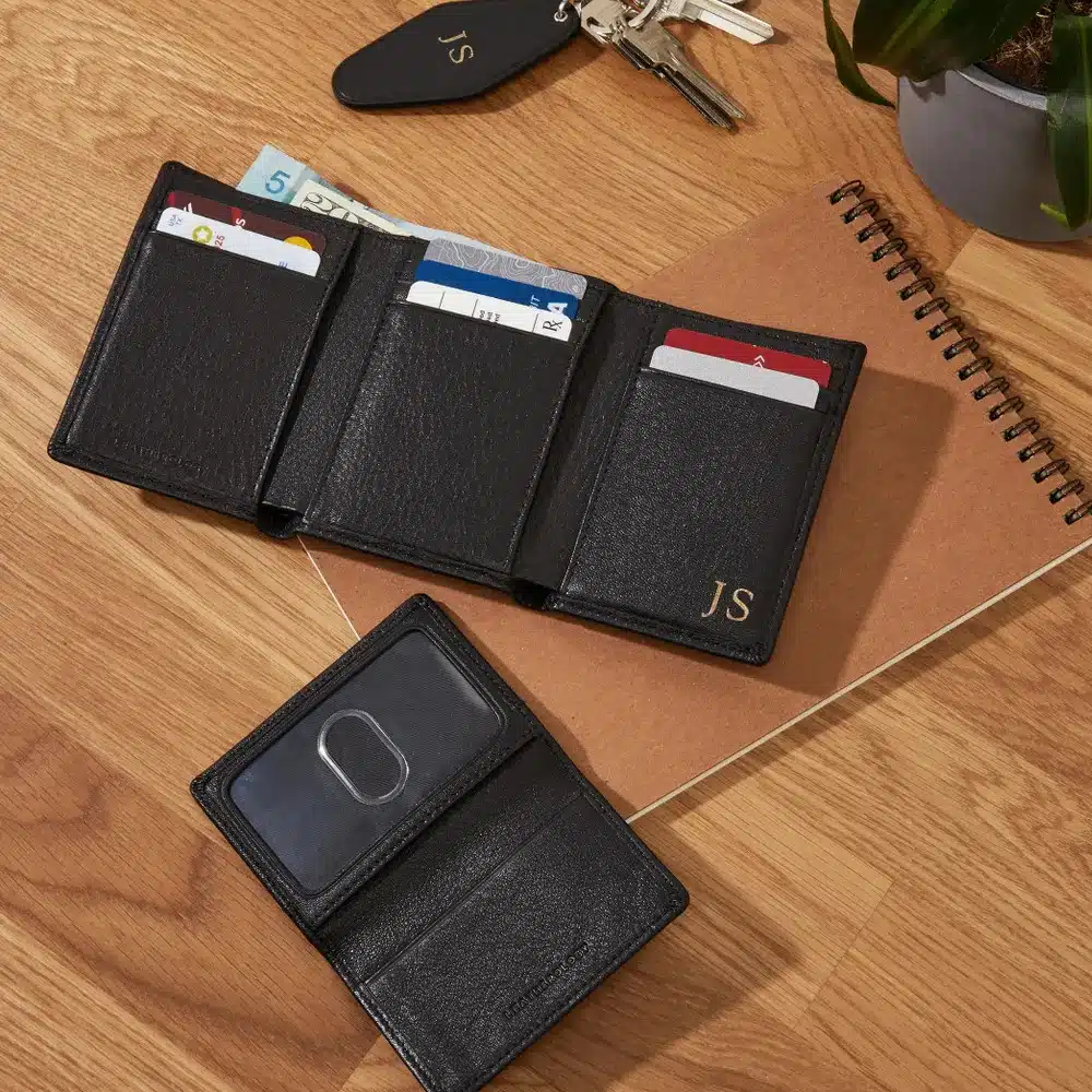 Casual men's canvas wallet Personalized short card holder Fashion