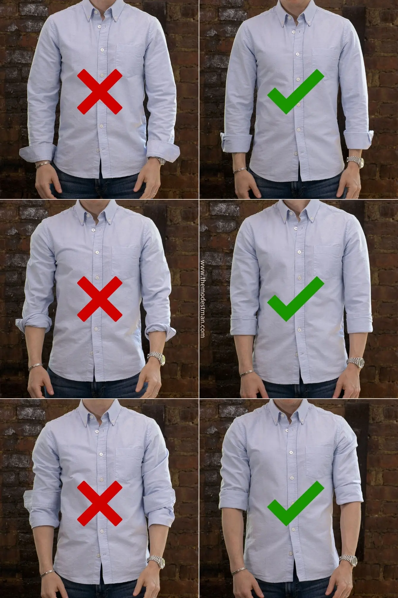 Employee To jump To accelerate 7 Ways to Roll Your Shirt Sleeves Up (Visual Guide) (Visual Guide)