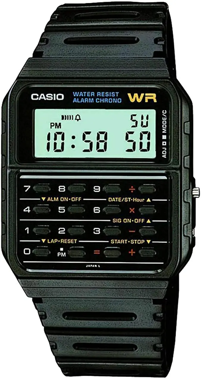 Casio Mens Vintage CA53W 1 Calculator Watch
