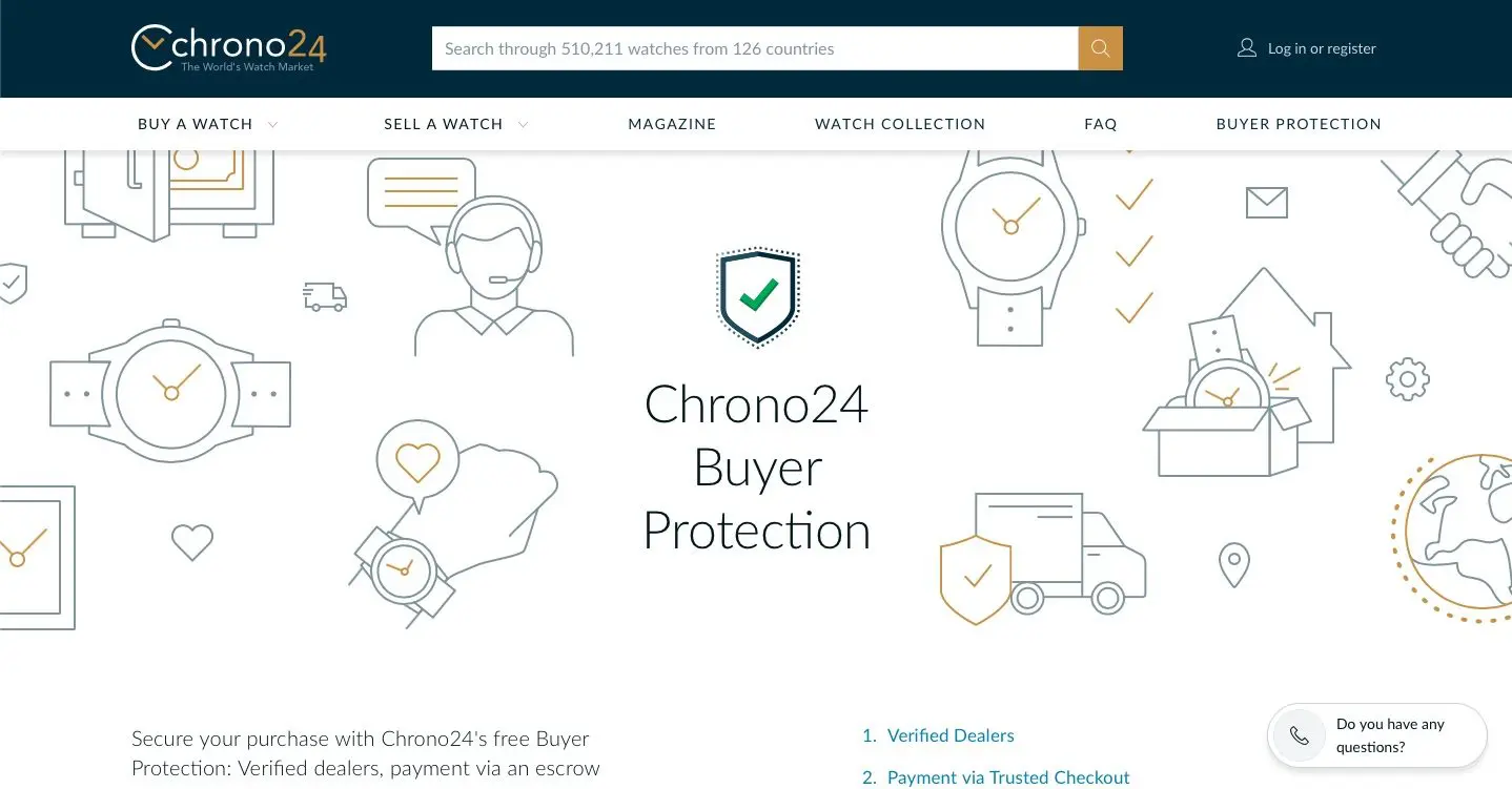 Chrono24 buyer protection