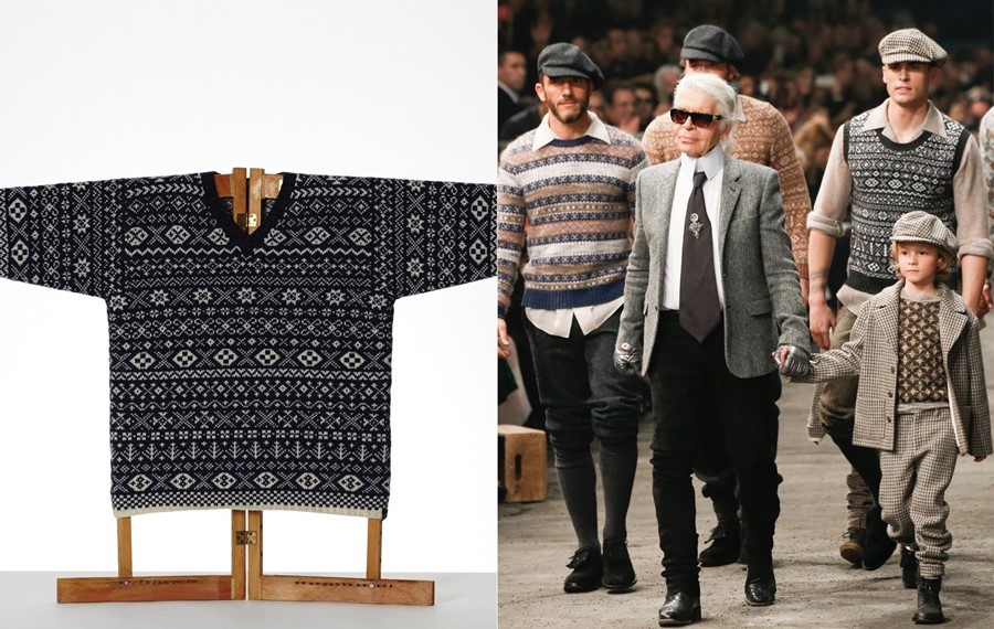 Mati Ventrillons Queens Jubilee Sweater and Chanel Runway Show
