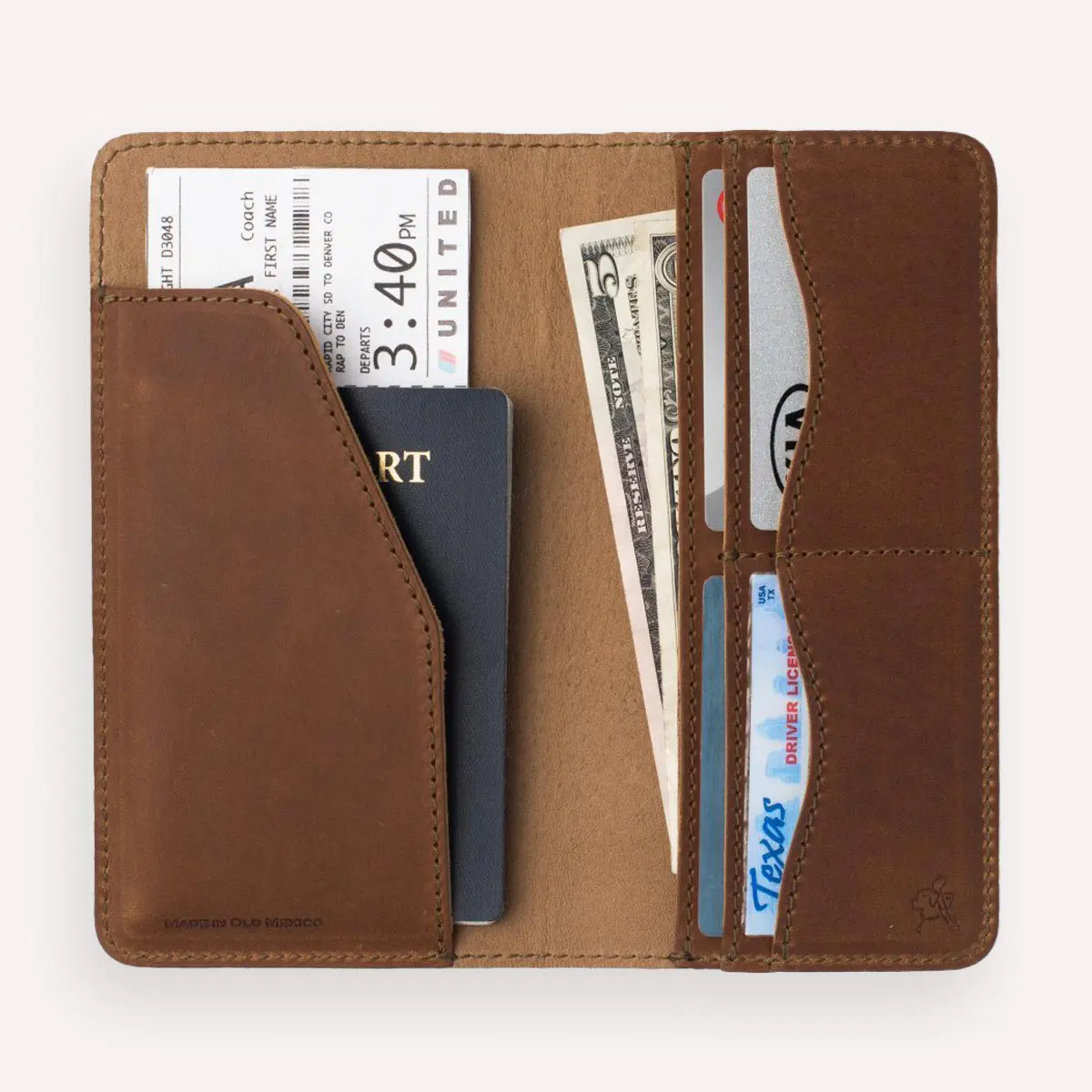 Saddleback Leather Long Leather Passport Wallet