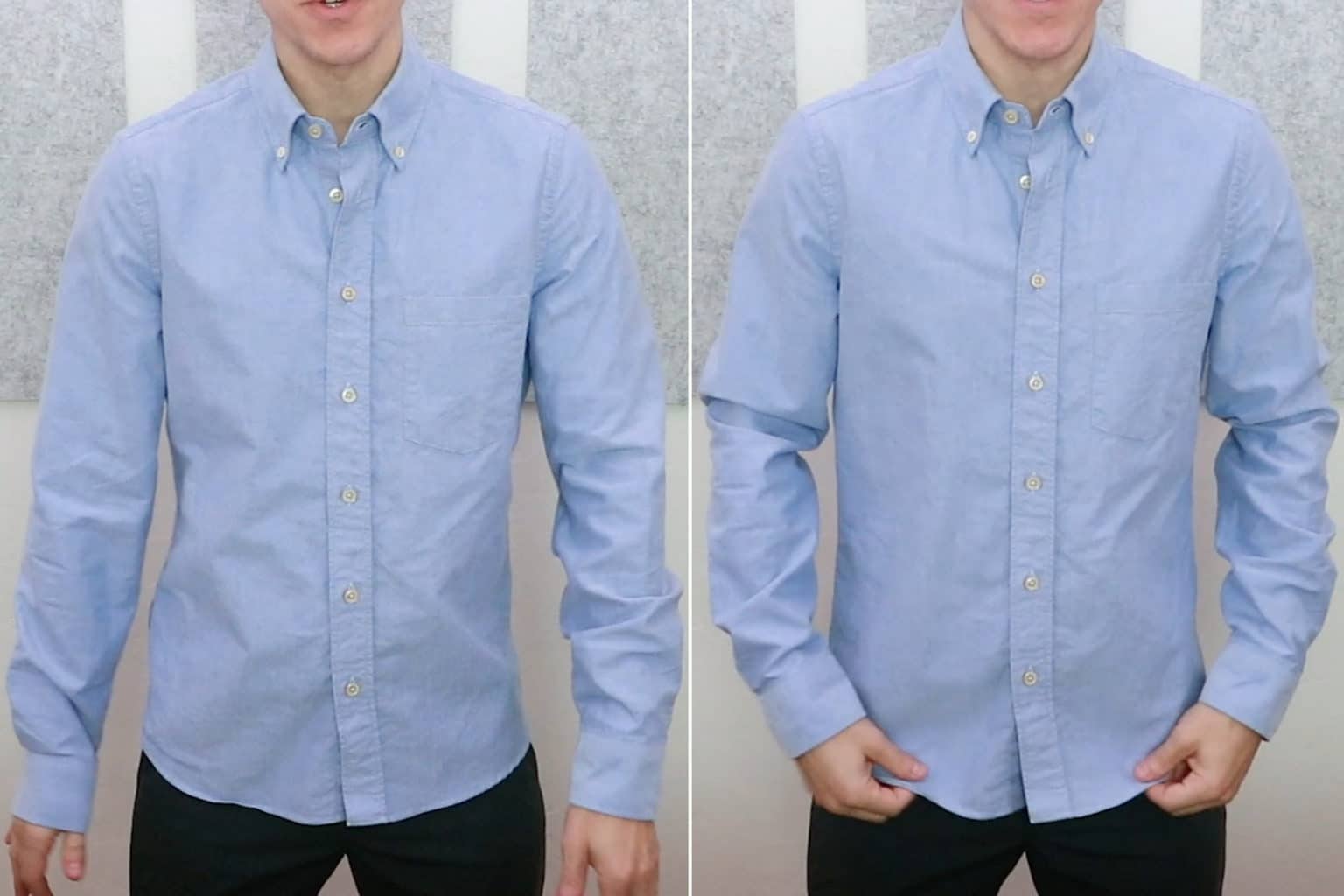 How a Button Up Shirt Should Fit | Button Down Fit Guide - TMM