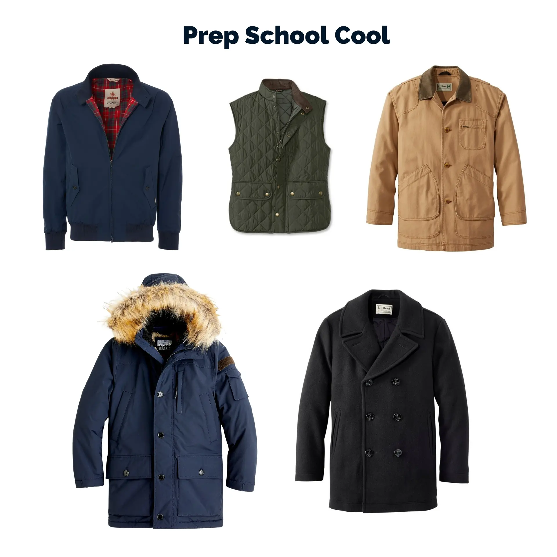 Outerwear collection Prep School Cool