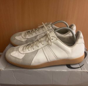 German Army BW SPORT German Trainer Men's 30.5cm unclear white type Vintage Second Hand