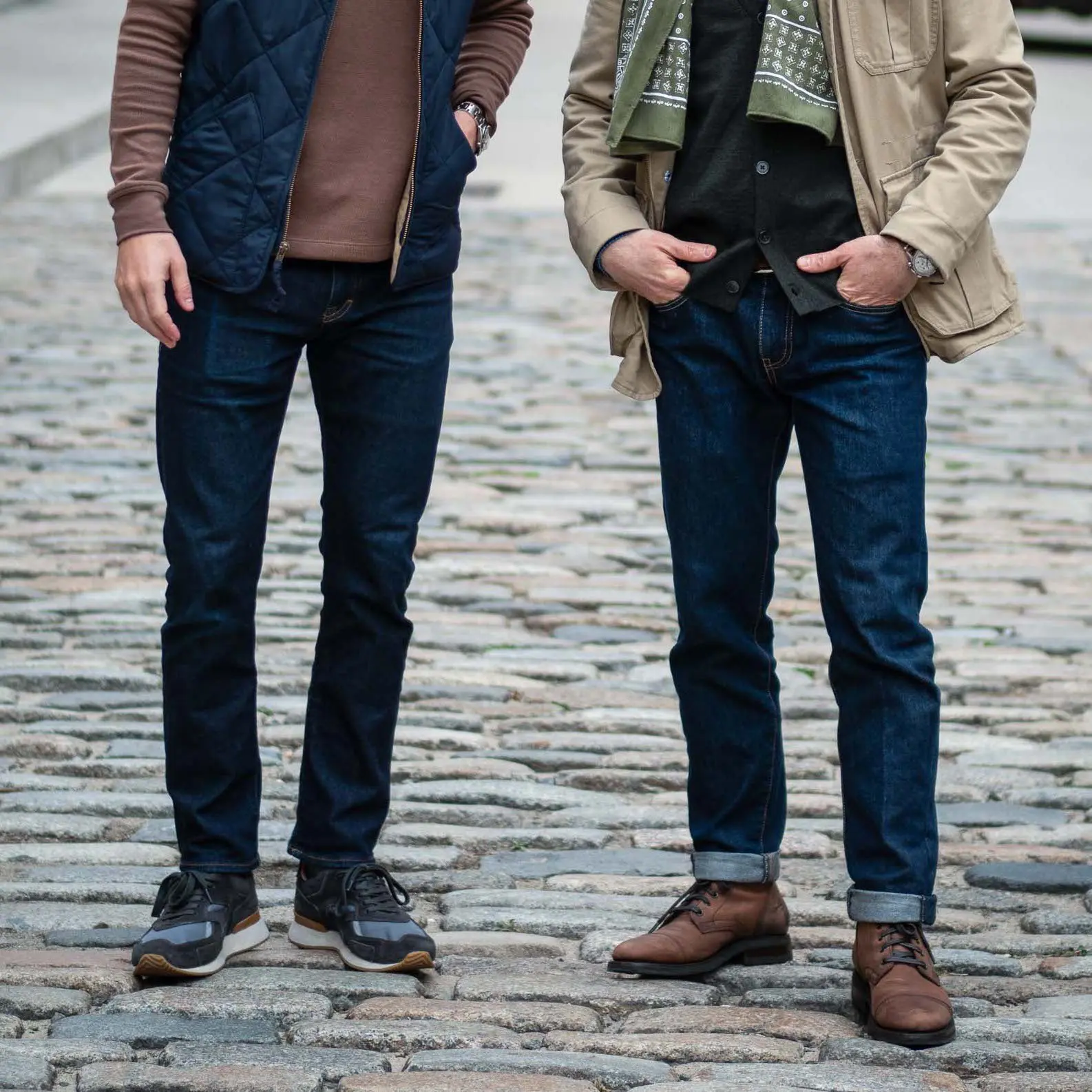 What to wear with dark jeans