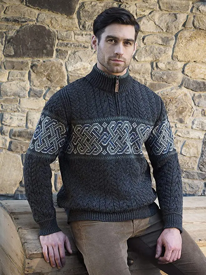 Aran Crafts Cable Stitch Sweater