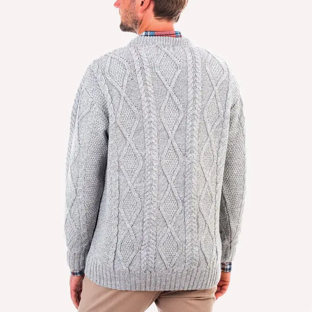 Diamond knit sweater