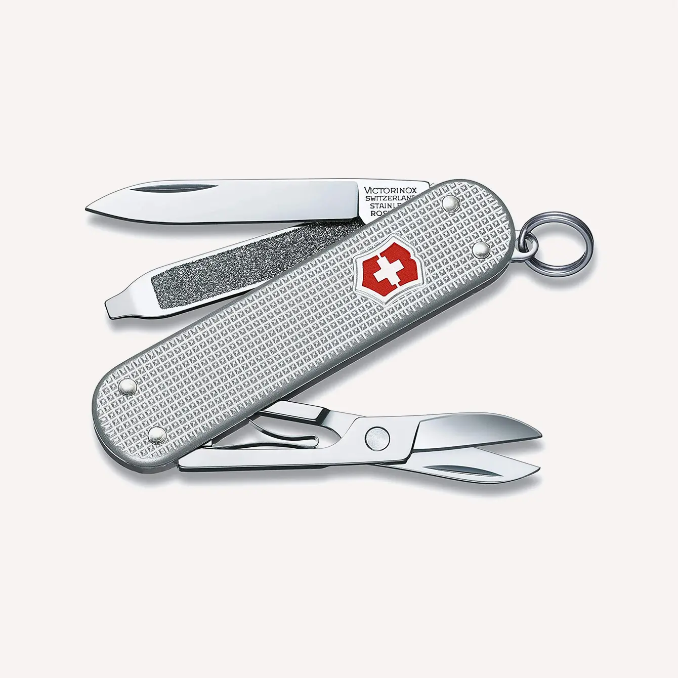 Victorinox Swiss Army Classic Pocket Knife Silver Alox