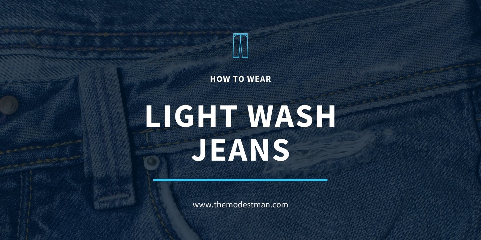 How to Wear Light Wash Jeans Hero Image