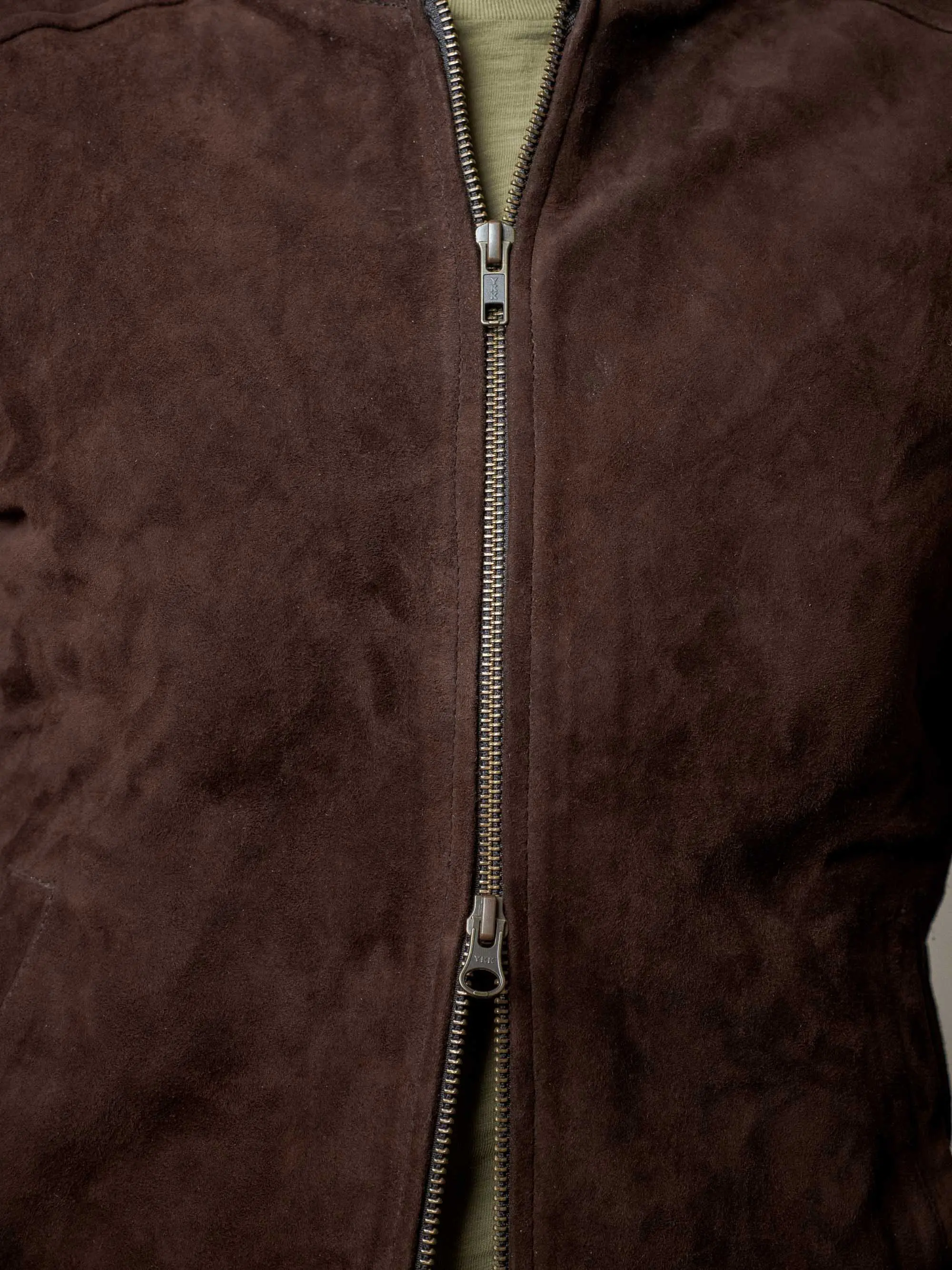 Jacket double zipper