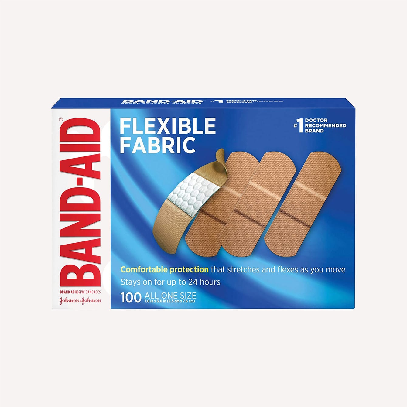 Band Aid Brand Flexible Fabric Adhesive Bandages