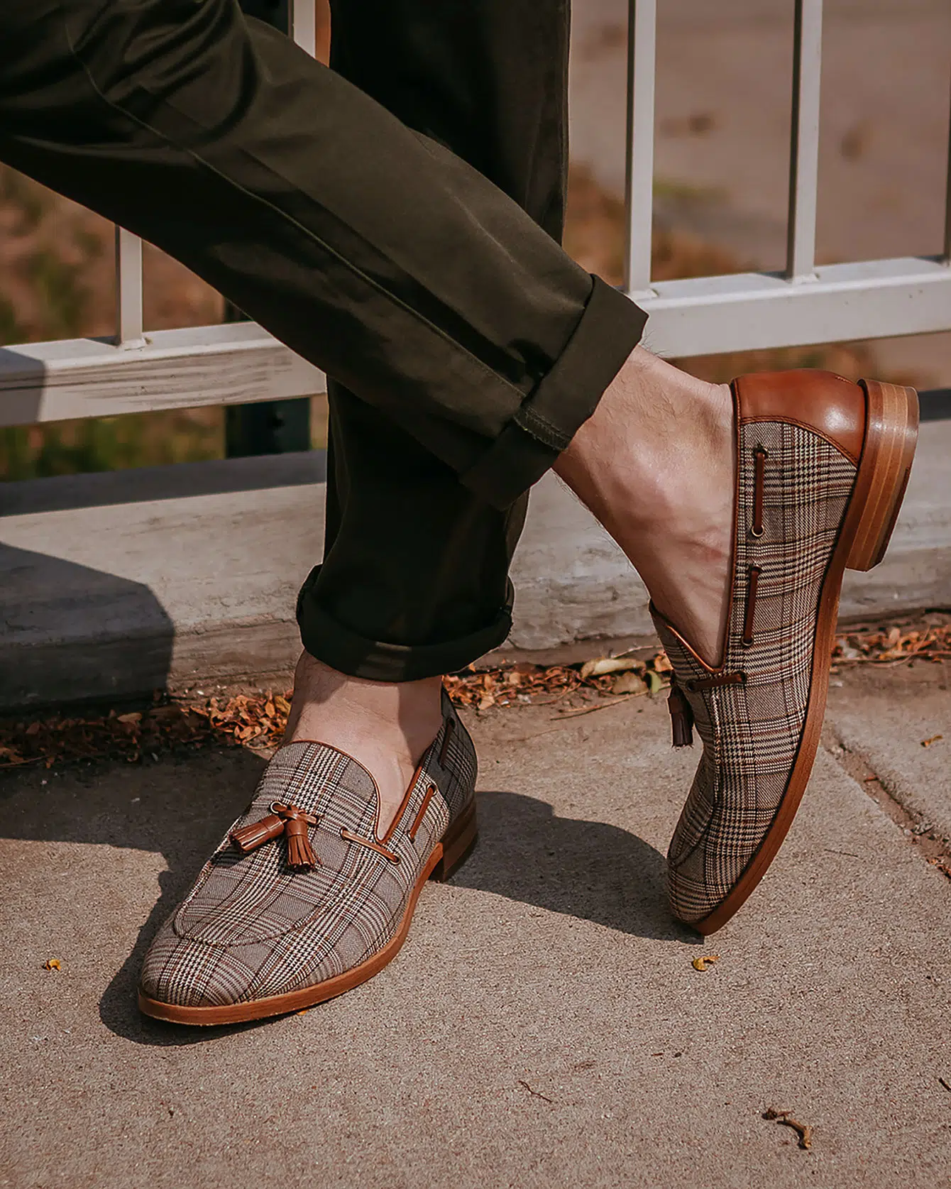 David Wearing the Taft Russel Loafers