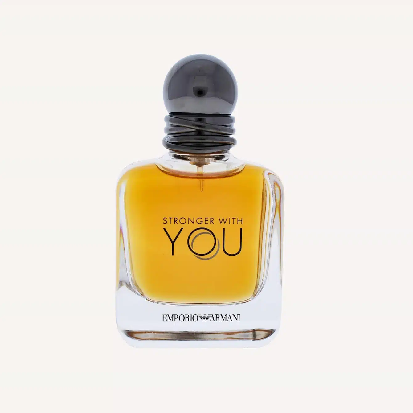 A bottle of Stronger With You cologne from Emporio Armani