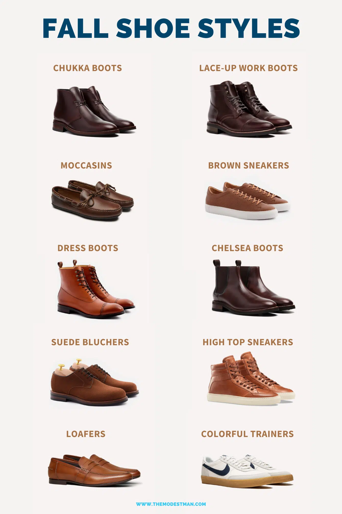 Fall shoe styles for men