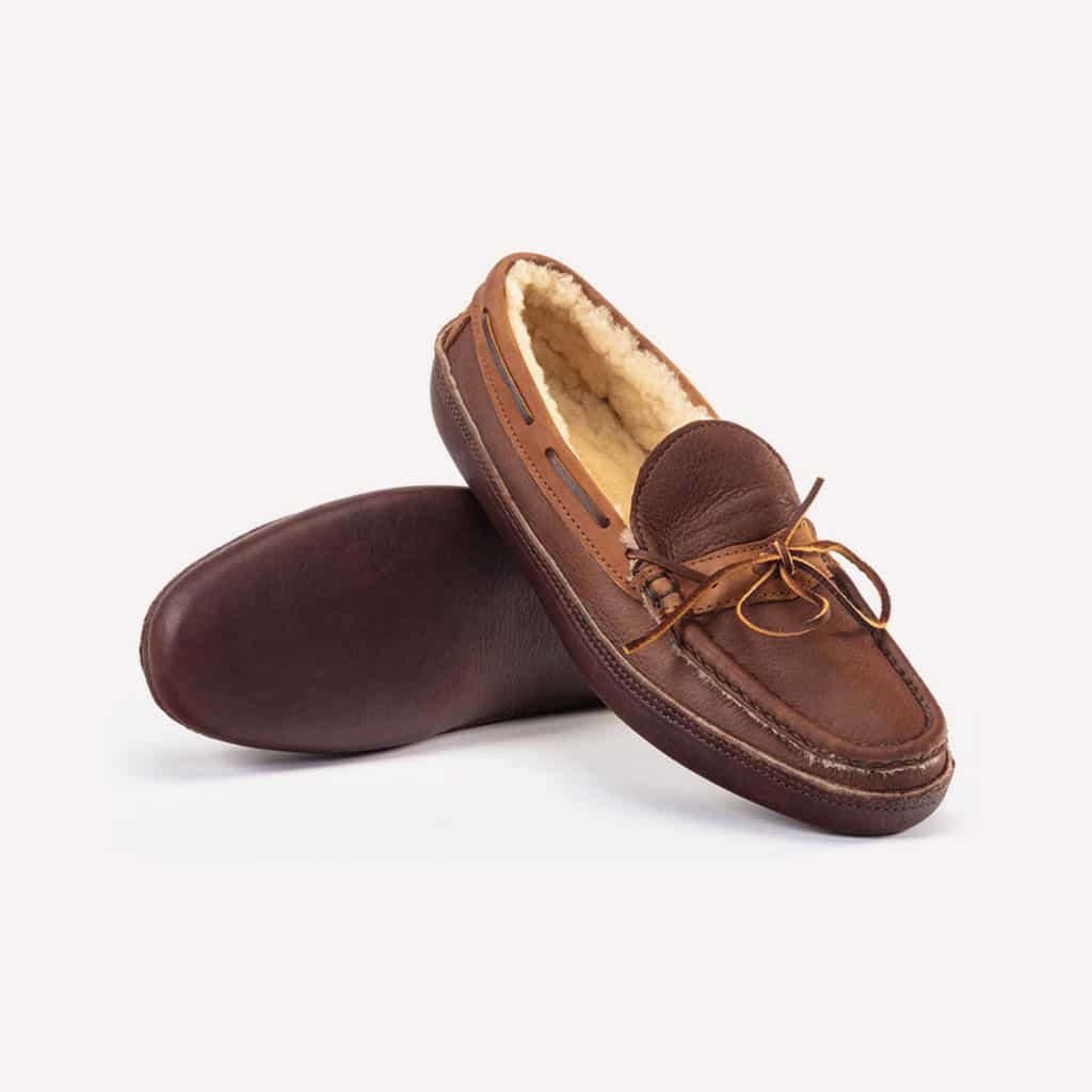Russell Moccasin Sheepskin lined Moc