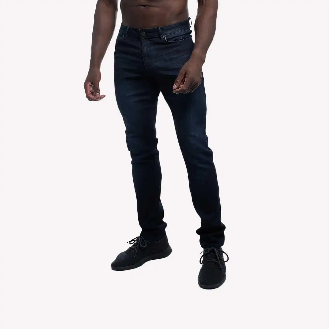 Barbell Apparel Straight Athletic Fit Jeans