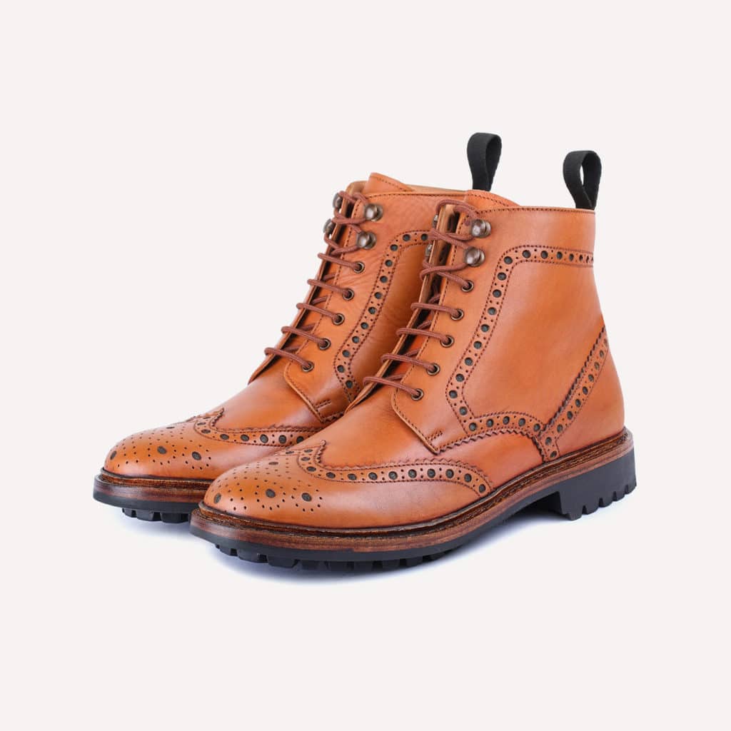 Goodyear Welted Wingtip Brogue Boots