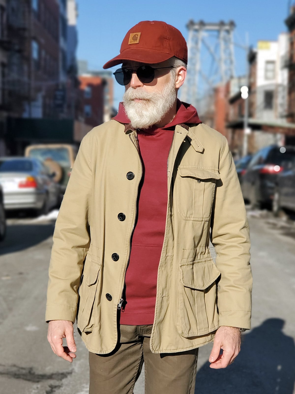Layered Field Jacket and Hoodie - The Modest Man