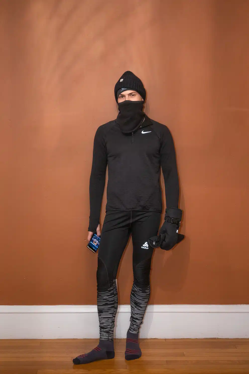 Running outfit cold weather