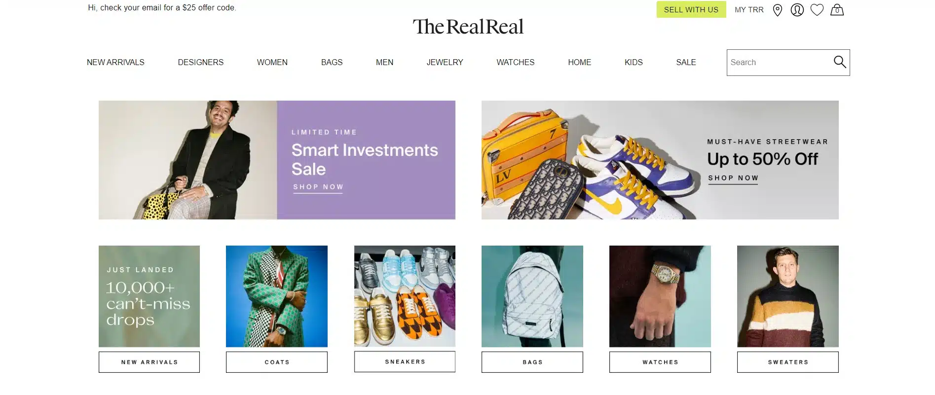 therealreal used clothes