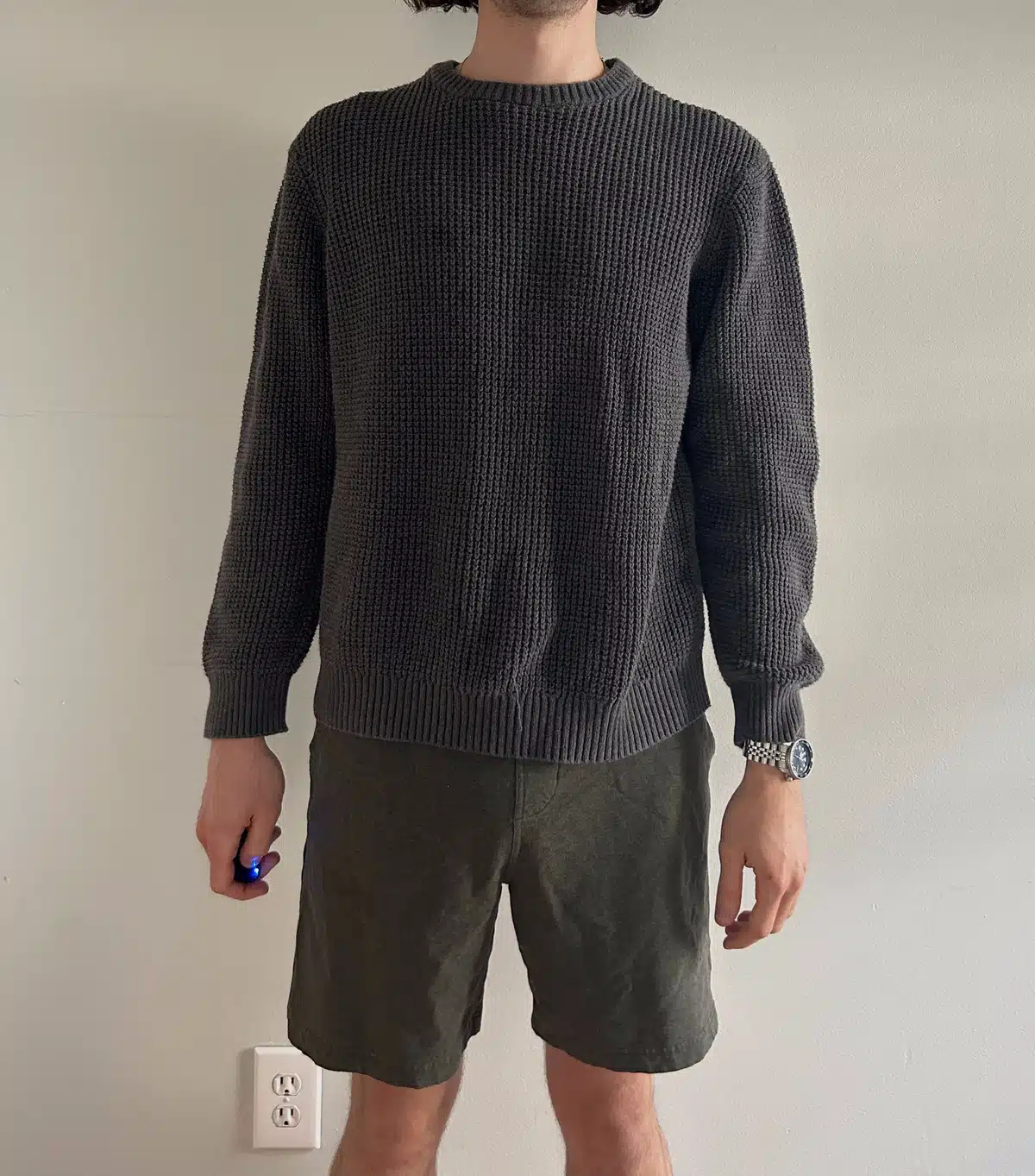 Pact Double Knit Waffle Sweater