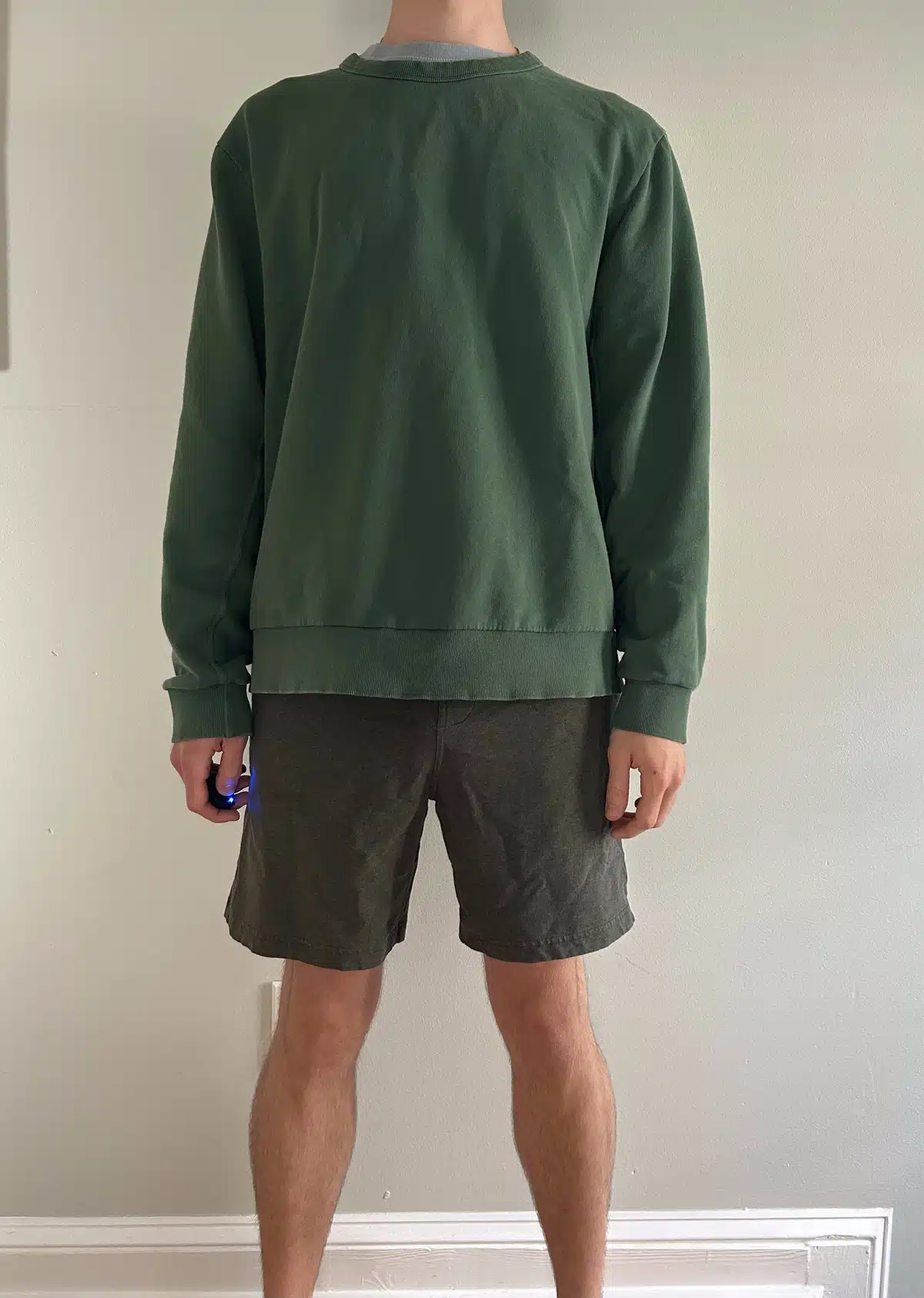 Pact Downtime Relaxed Sweatshirt with Off Duty Shorts